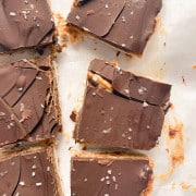 no-bake caramel squares