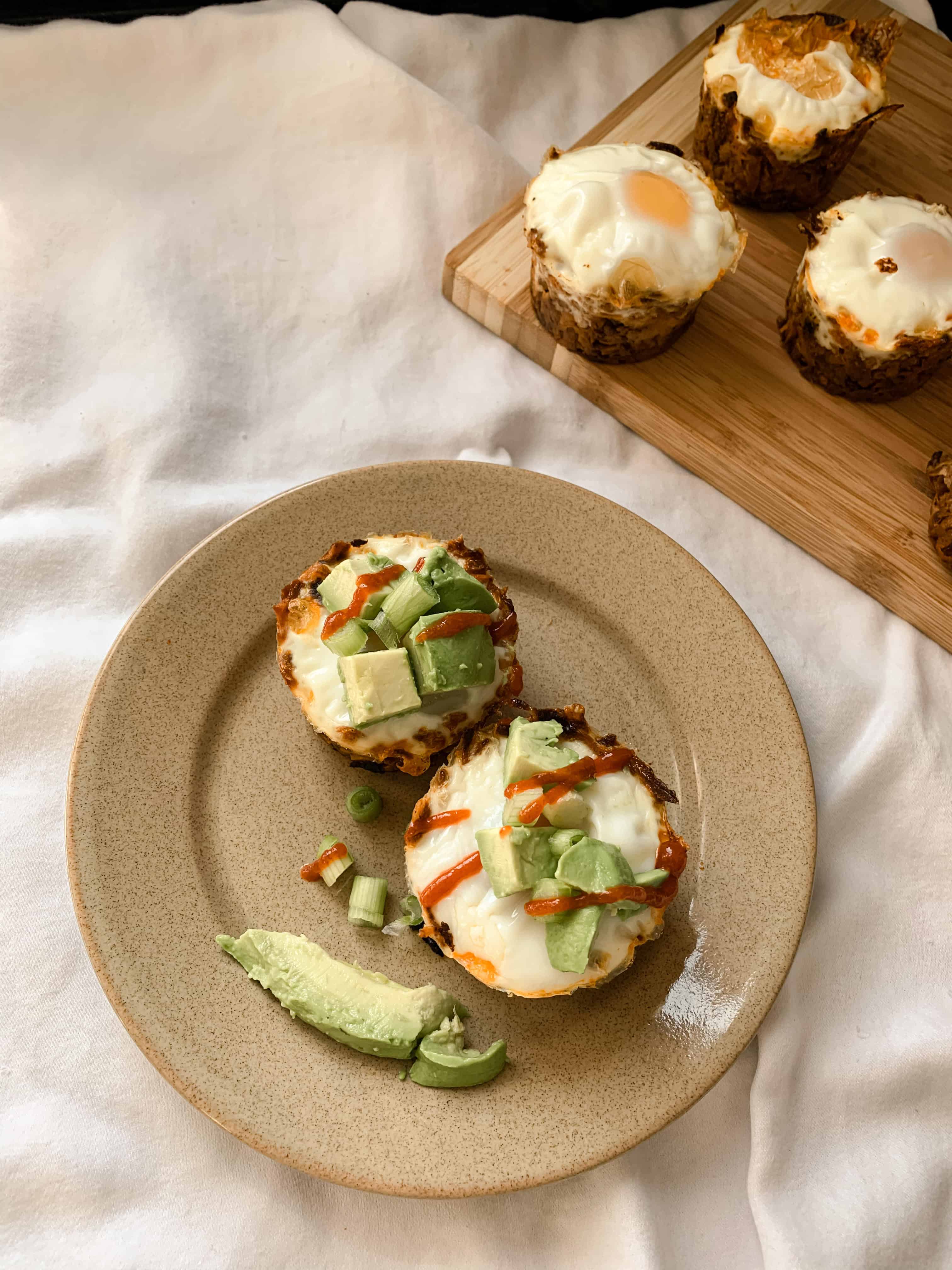sweet potato egg nest