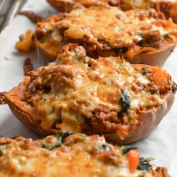 Turkey Stuffed Sweet Potato