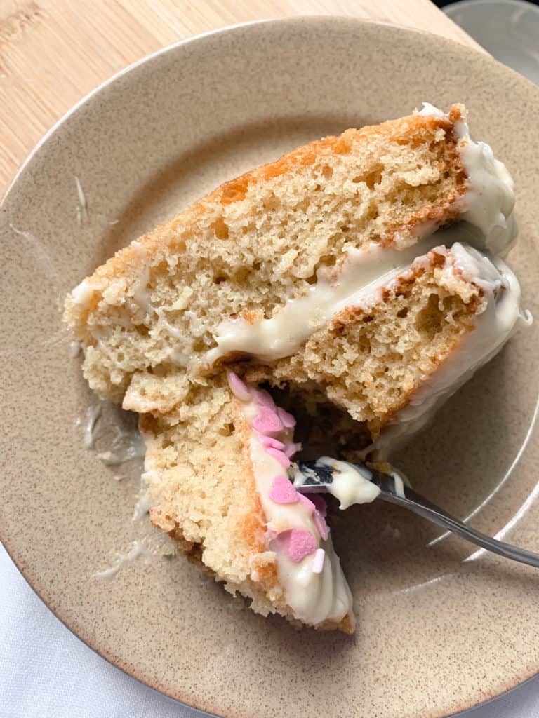 gluten free white chocolate cake