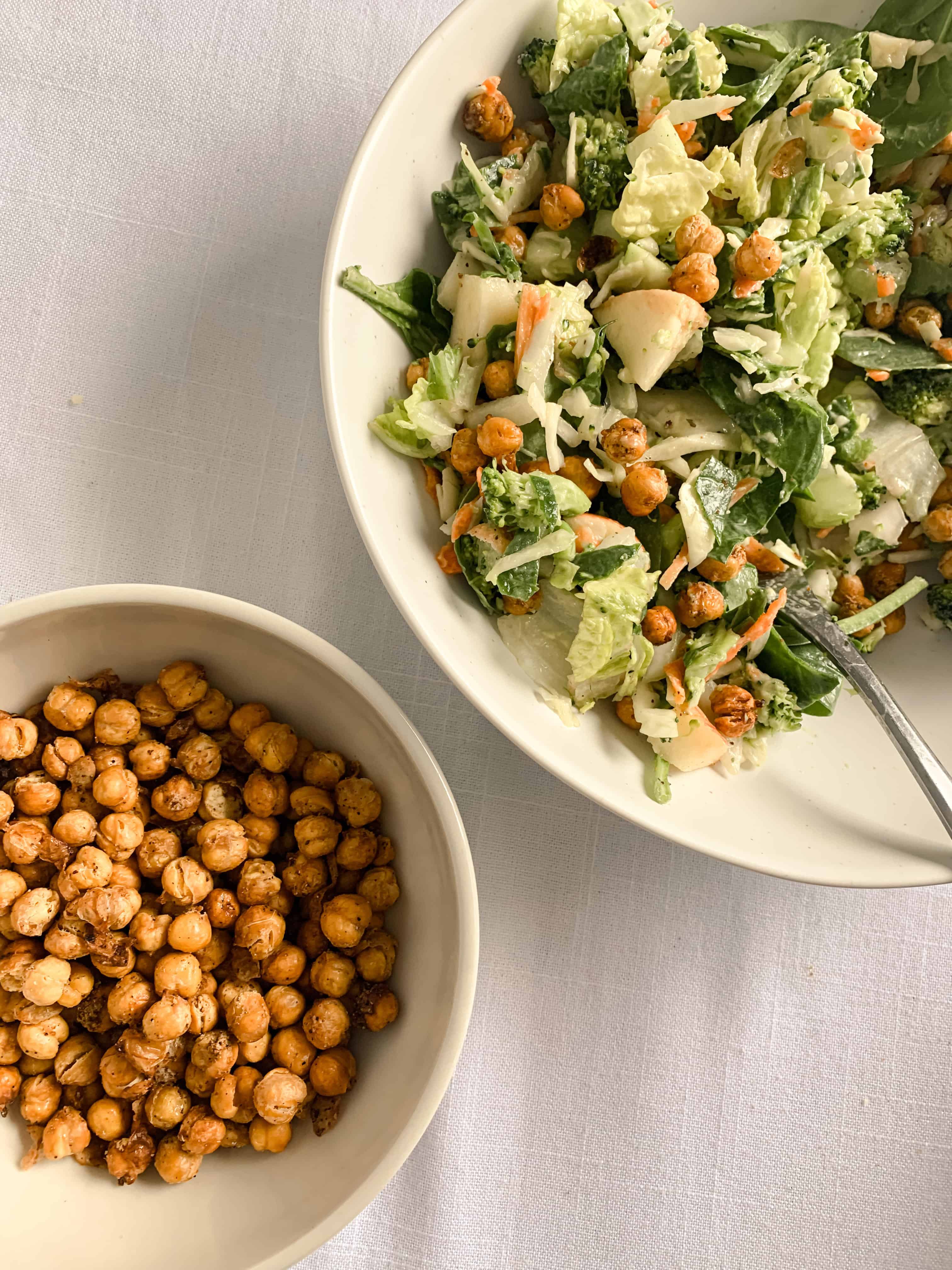 air fryer roasted chickpeas
