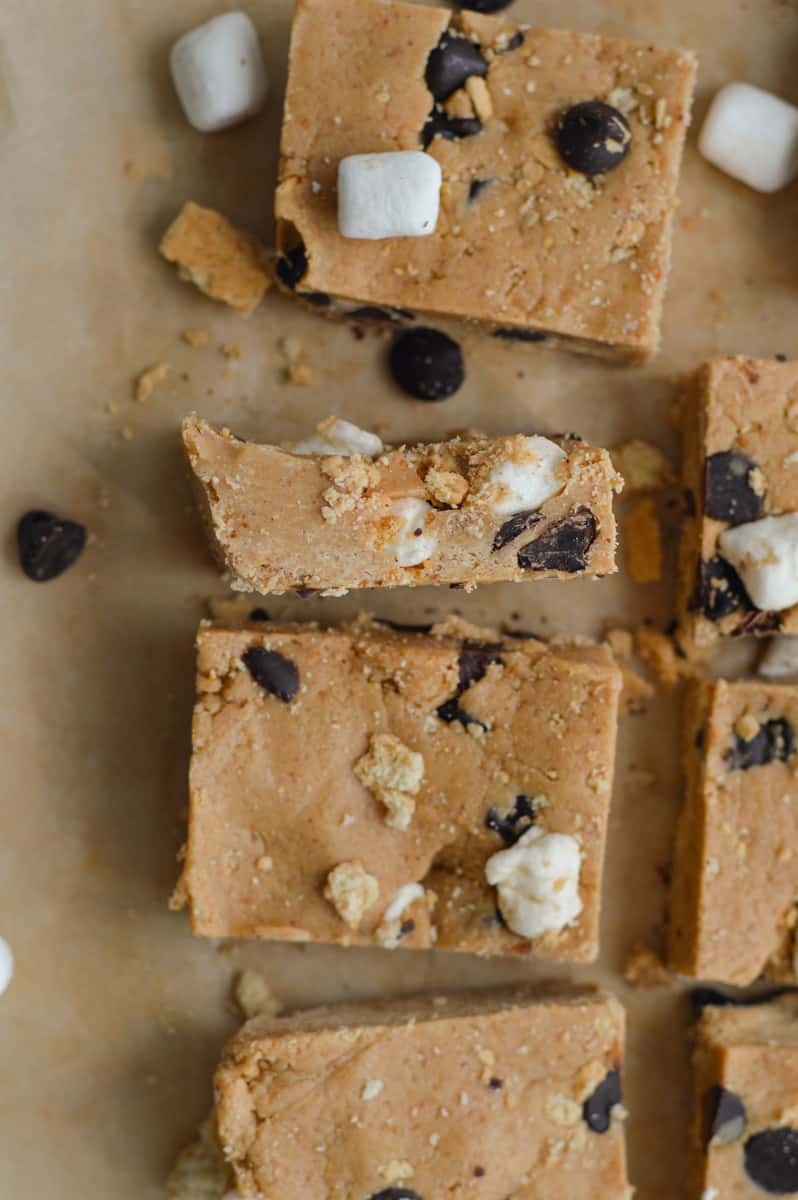 Cross section of a homemade perfect bar.