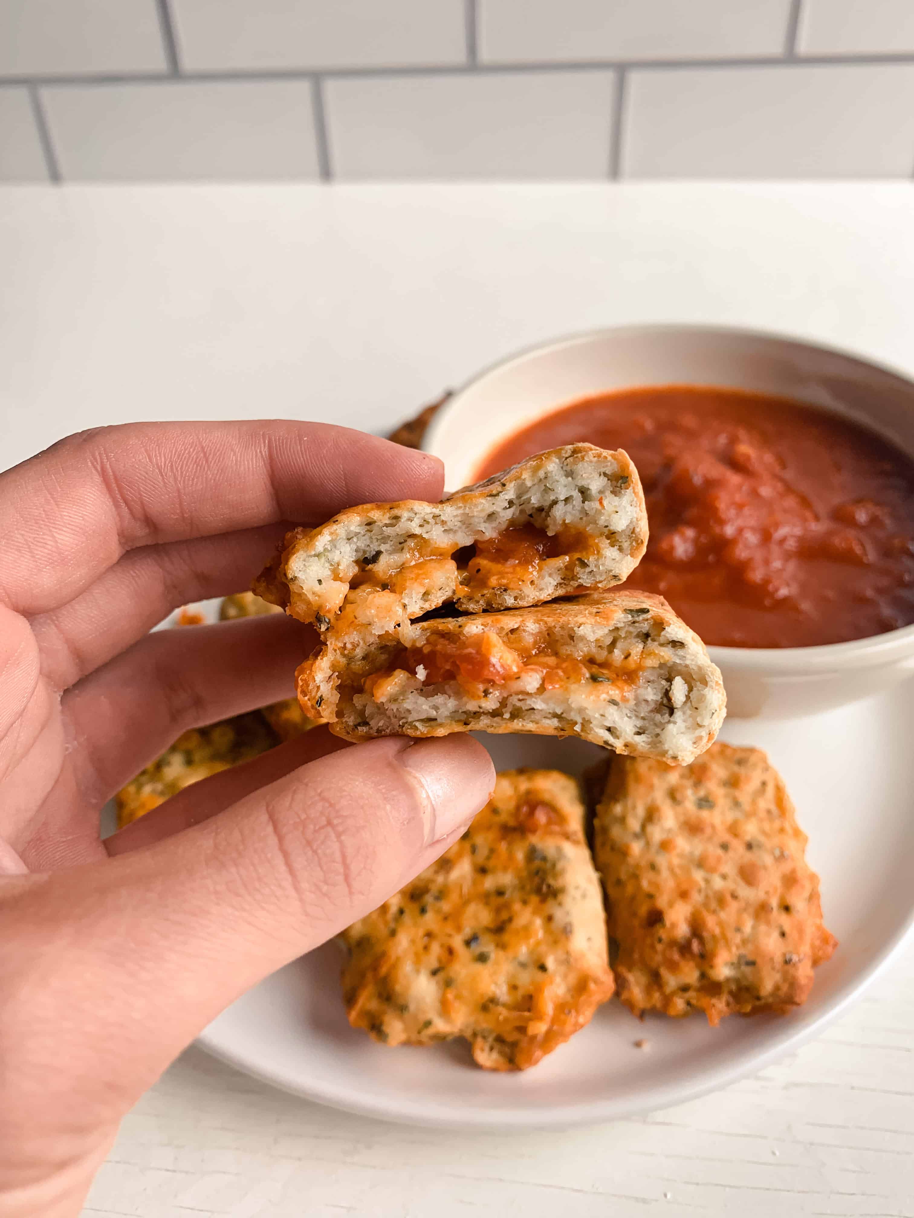 air fyrer pizza bites