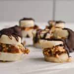 banana snickers bites