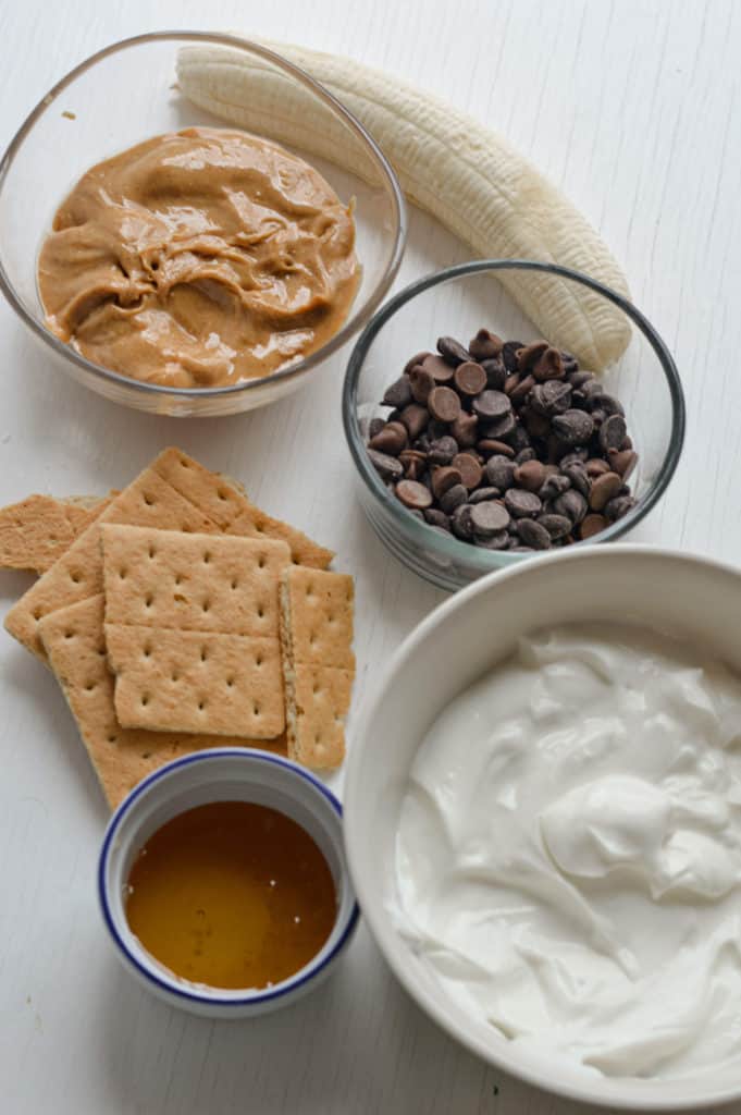 chunky monkey greek yogurt bark ingredients