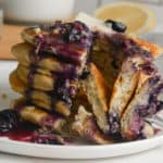 gluten free lemon ricotta pancakes