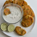 easy chickpea vegetable fritters