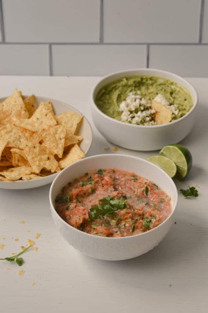 homemade garden salsa