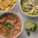 homemade fresh salsa