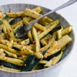 lemon and parmesan air fryer zucchini sticks