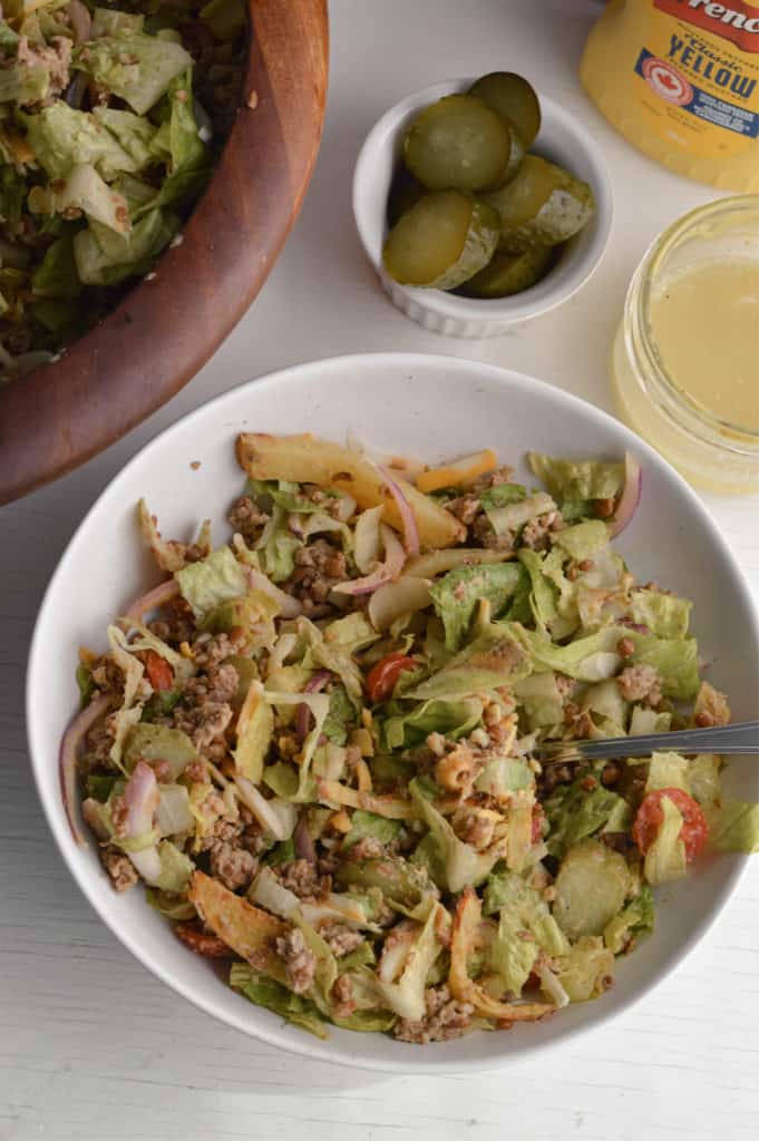 big mac in a bowl recipe