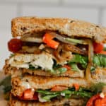 pesto tofu sandwich