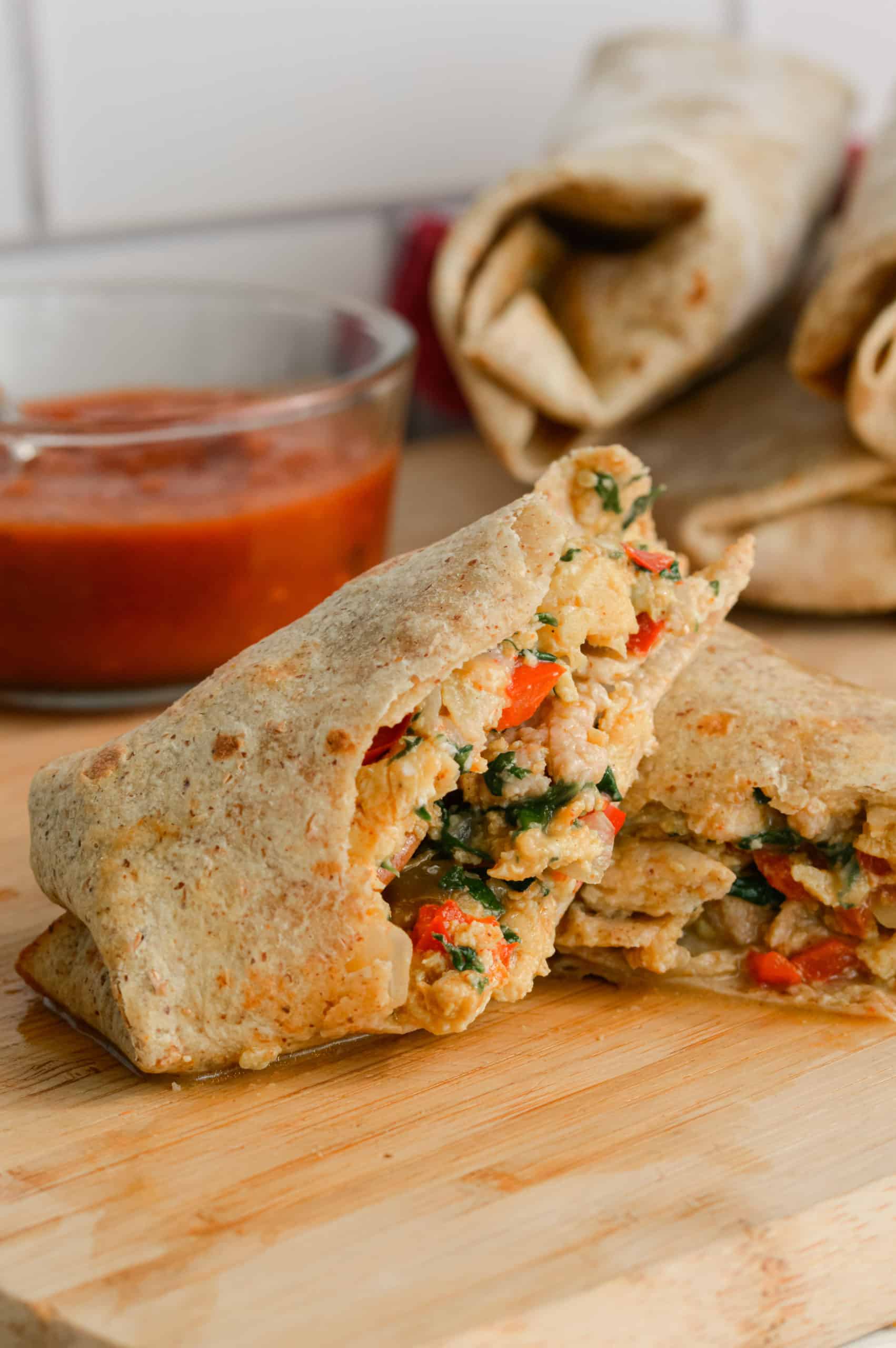 egg and cheese burrito