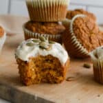 oat flour pumpkin muffins