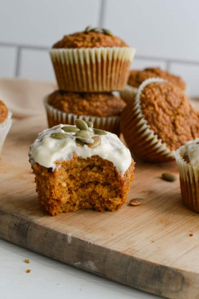 oat flour pumpkin muffins