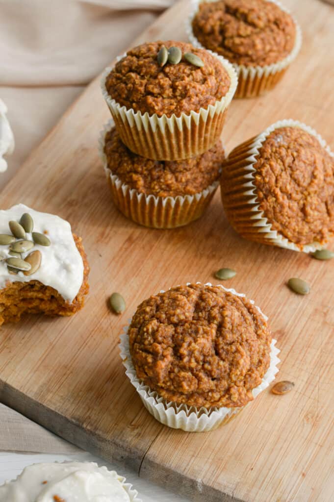 pumpkin honey muffins
