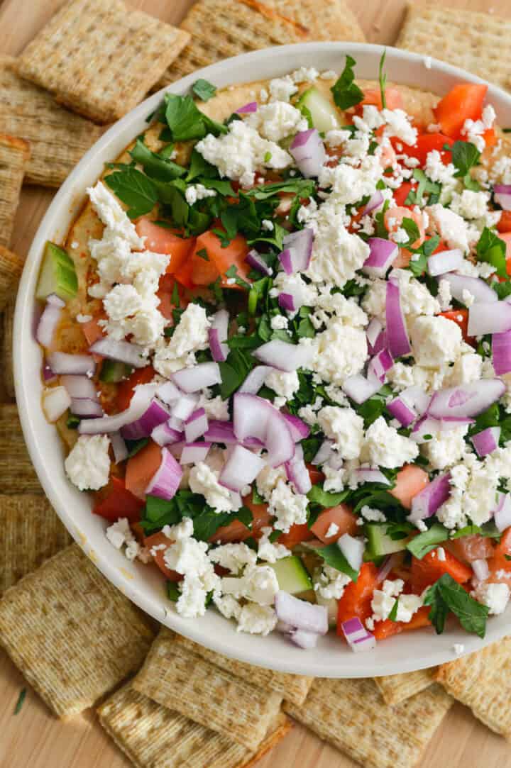 loaded hummus