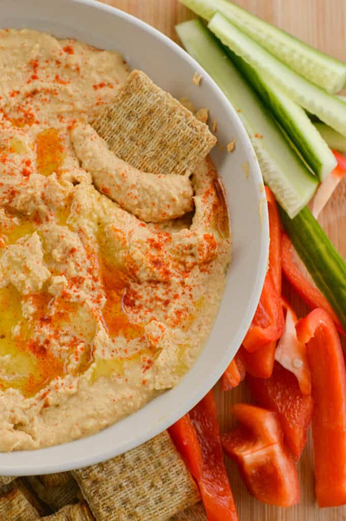 lemon garlic hummus