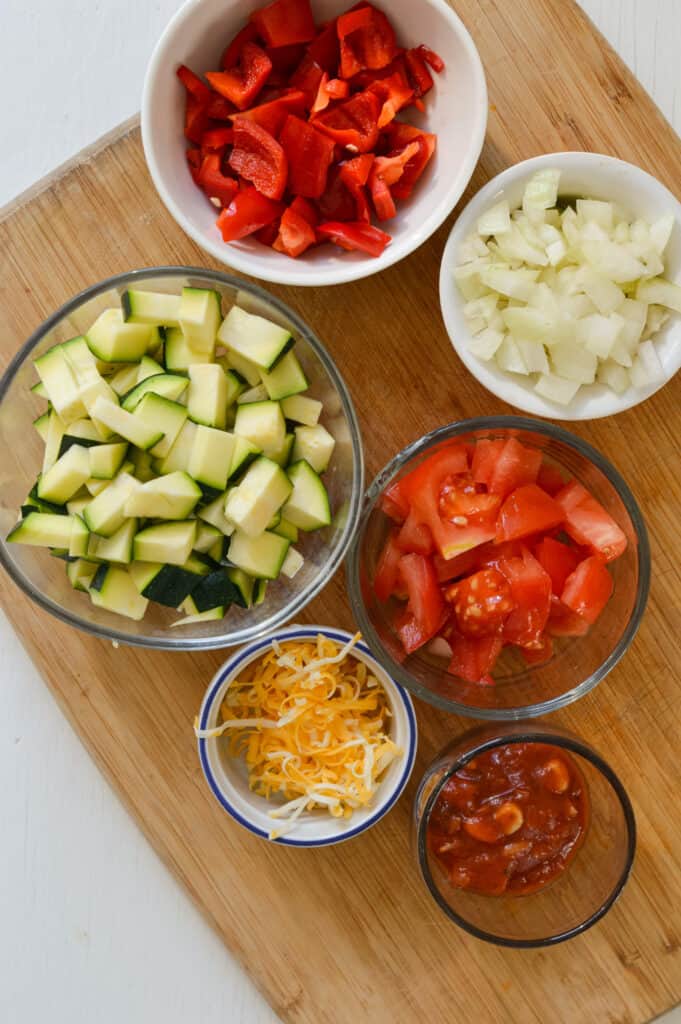meal prep scrambled eggs