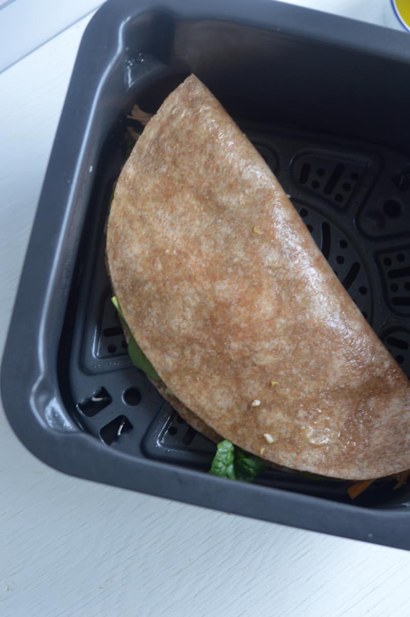 Quesadillas in air fryer.