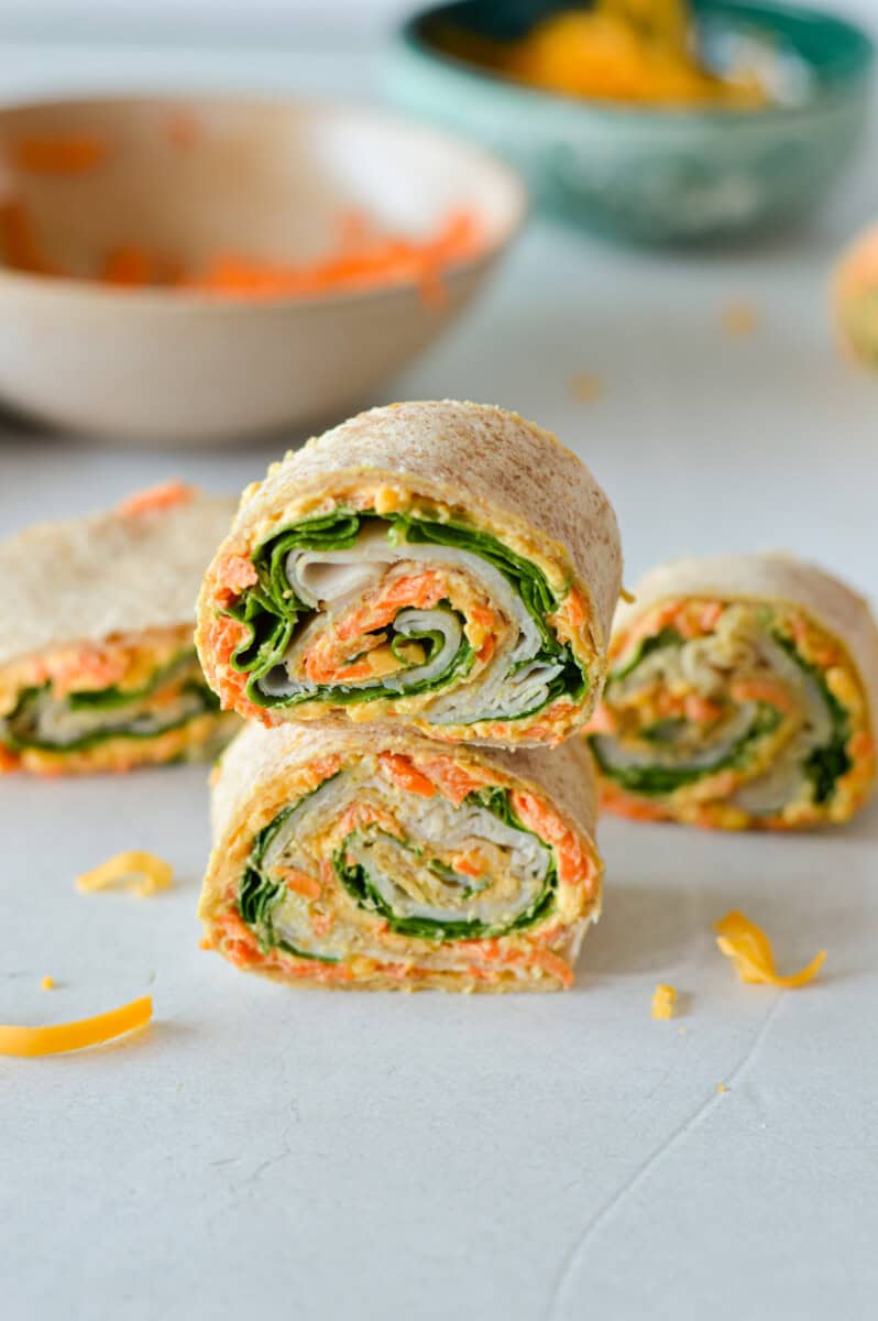 turkey and cheese roll ups
