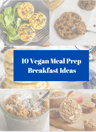 vegan meal prep breakfast ideas cover photo