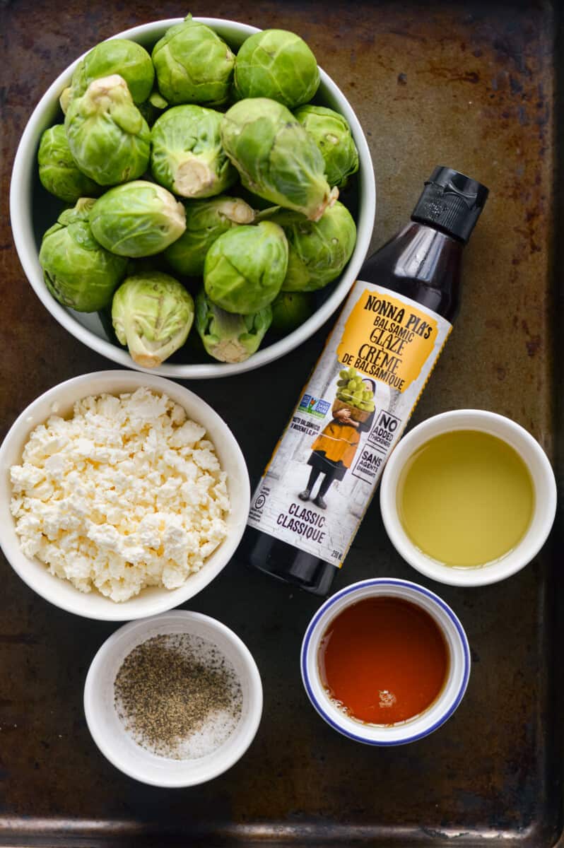 smashed brussels sprouts ingredients