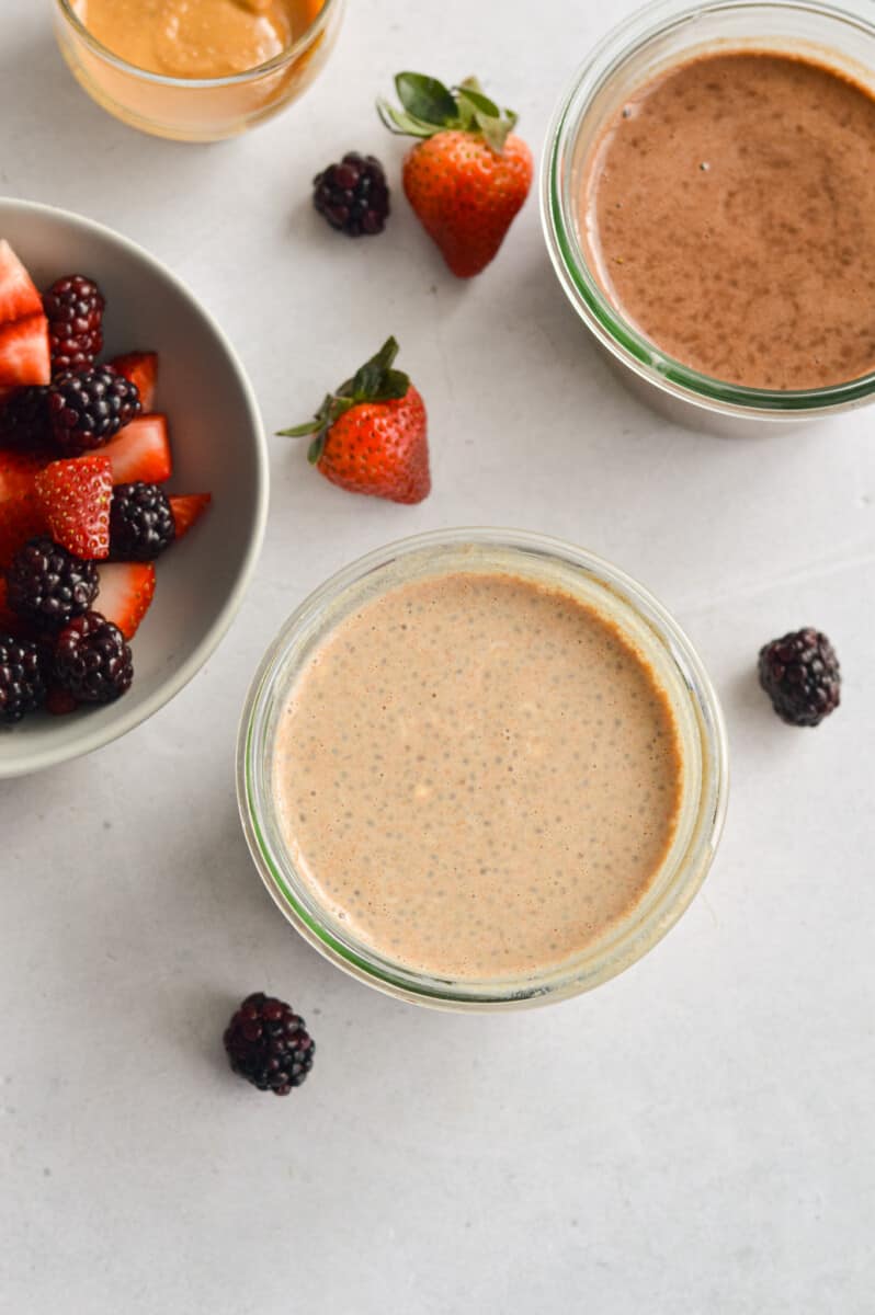 protein chia pudding from above