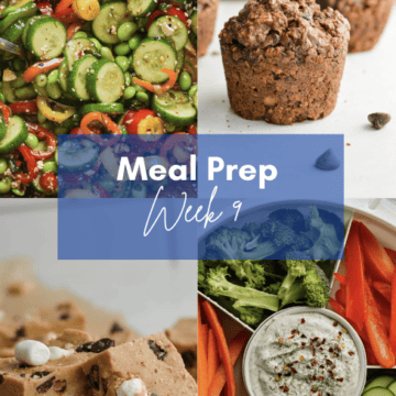 meal prep week 9