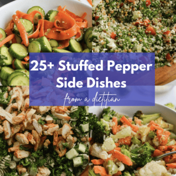 what to serve with stuffed peppers