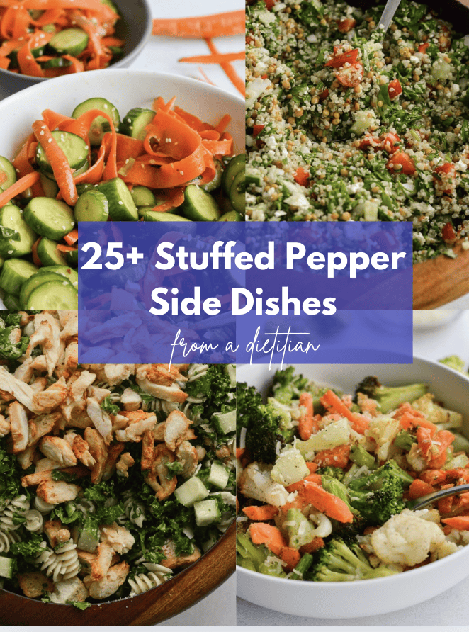 what to serve with stuffed peppers