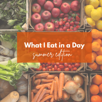 What I eat in a day cover photo