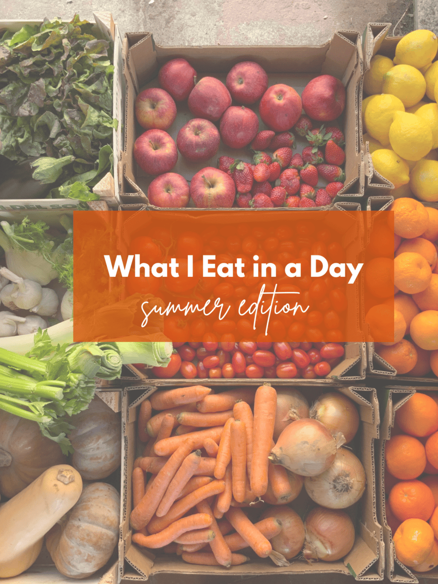 What I eat in a day cover photo