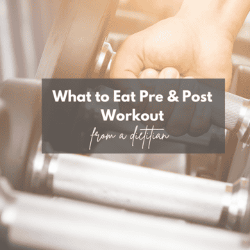 What to Eat Pre-Workout and Post-Workout Cover Photo