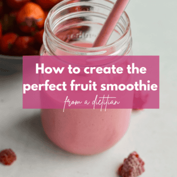 Easy Fruit Smoothie Graphic
