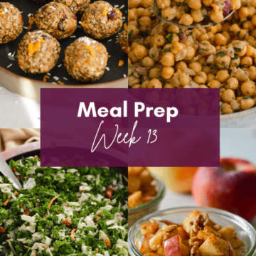 meal prep week 13