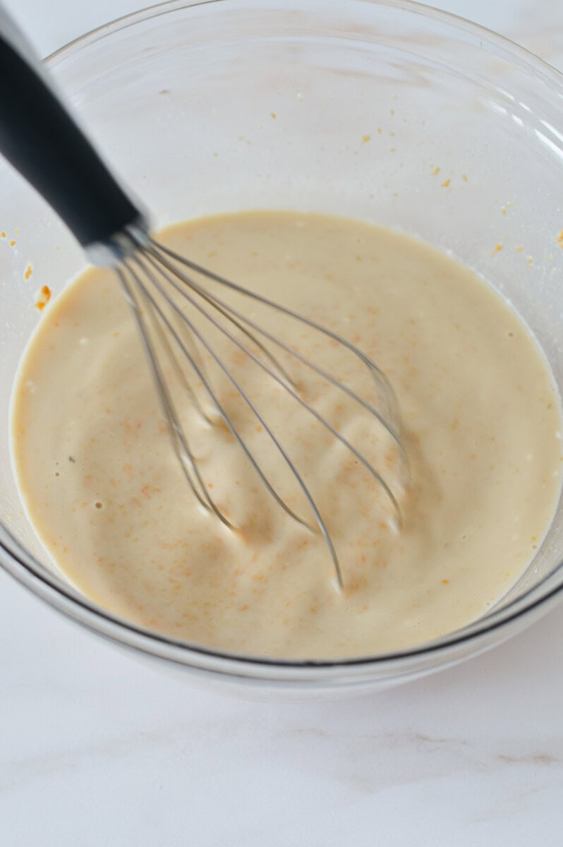 In a large bowl, whisk together milk, yogurt, egg, peanut butter and vanilla extract. 