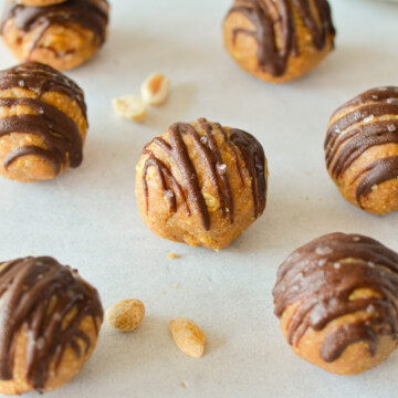 peanut butter energy balls feature photo